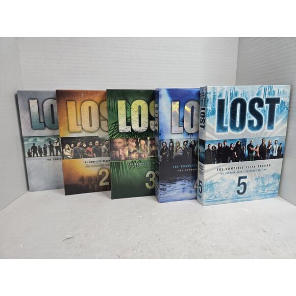 Lost The Complete Seasons 1-5 DVD Series 1 2 3 4 5 Boxed Sets - Picture 1 of 2